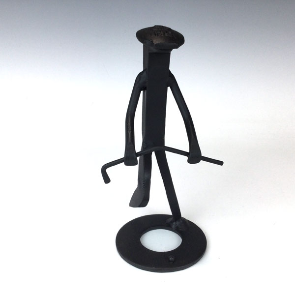 Golfer Bending Club Railroad Spike - Image 3